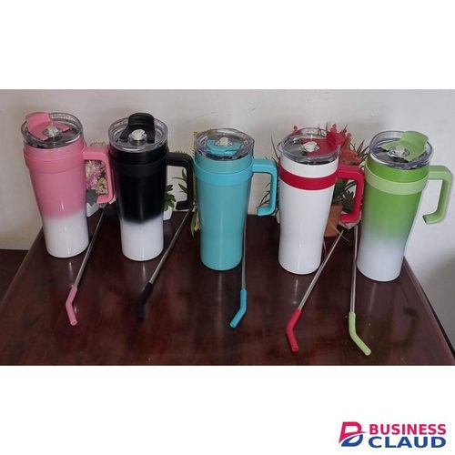 Stanley Stainless Steel Thermocups with Steel Straws
