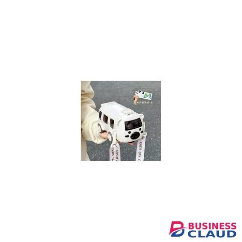 Bus Water Bottle Comes with Straw and Strap for Water Coffee Tea and Various Drinks Cool Design Easy to Carry Fits in a Backpack or Gym Bag- 500 ML(beige