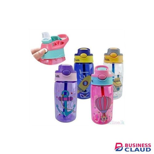 Kids Water Bottle with Straw – Spill-Proof, Leak-Proof, BPA-Free, Portable for School & Outdoor Use