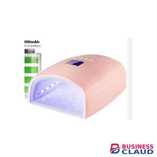 Rechargeable Nail Dryer Machine LED UV Lamp 66W Wireless Manicure Pedicure Tools Accessories Set, white, pink or black