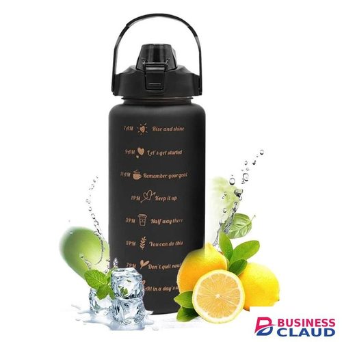 2L Water Bottle with Straw, for Adults Unbreakable Sports Water Bottles with Handle, Leak Proof Drinks Bottle for Gym Fitness Outdoor Sports