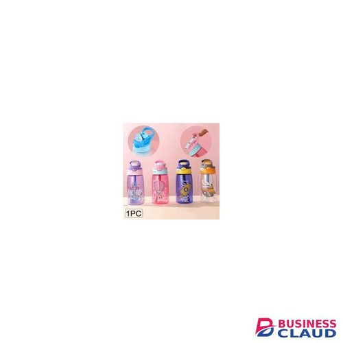 Kids Flip-Top Water Bottle – Assorted Designs, Leak-Proof, 500ml