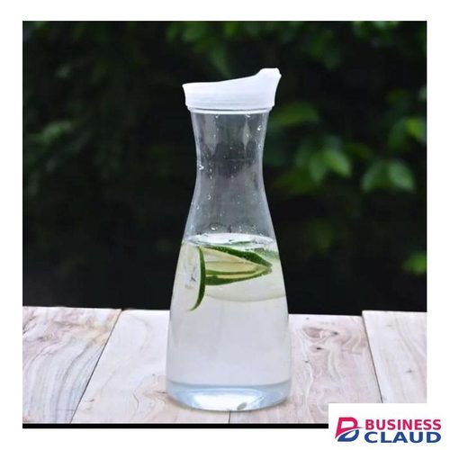 600ml Acrylic Portable Reusable Leakproof Clear Fridge beverages/ Milk/water Bottle