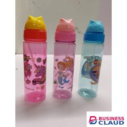 Cute Straw Kids Water Bottles