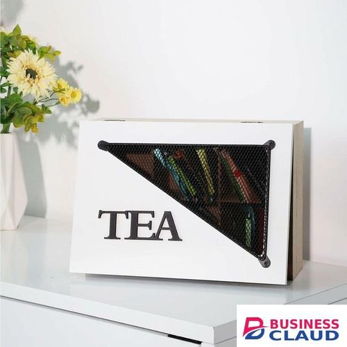 6 Compartments Wooden Teabag / Coffee Organizer