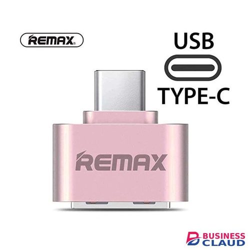 Remax OTG Type-C Adapter Original Otg, High-Speed Data Transfer, Mouse Connection, USB To USB-C Otg Converter For Smartphones, Tablets, And Laptops – Compact, Durable, Universal Compatibility. On The Go Adapter {Color Chosen Randomly From Brown,pink, Silv