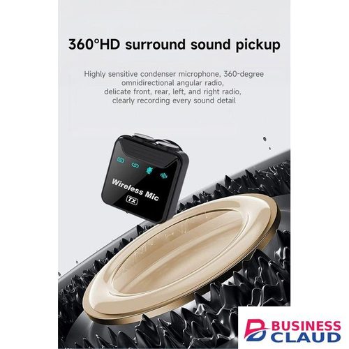SX23 Plug-and-Play Wireless Mic – For Interviews, Reels, Vlogs & Online Teaching