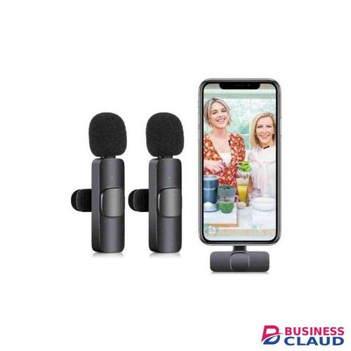 K9 Lightweight Wireless Clip Mic for Smart Devices – Lavalier Microphone for Zoom, Online Classes, and Webinars