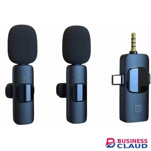 Portable Wireless Lavalier Microphone for Clear Interviews and Podcasts in Noisy Environments
