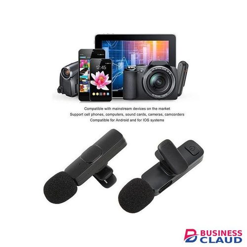 Mini Wireless Lavalier Mic for Noiseless Audio Capture in Outdoor Interviews