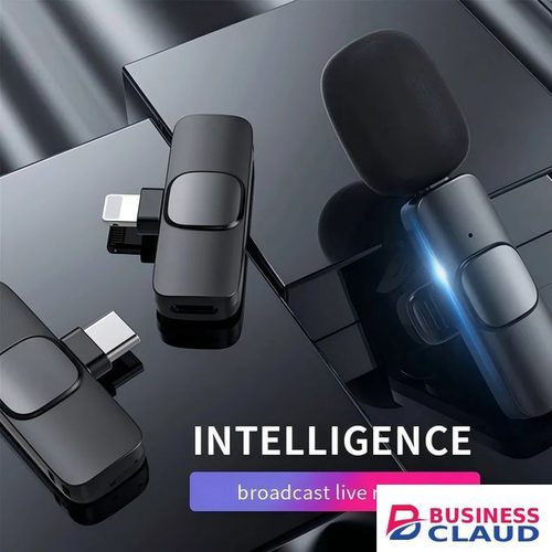 K9 Wireless Lavalier Microphone – Mini Clip-On Mic For IPhone & Android Smartphones