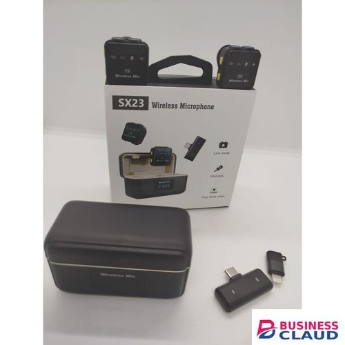 SX23 Plug-and-Play Wireless Mic – For Mobile Filmmakers & Creators