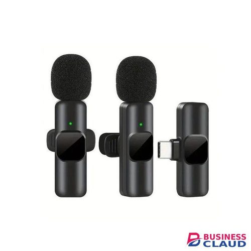 K9 Compact Stereo Wireless Mic for Smartphones – Lavalier Microphone for Podcasting and Vlogging