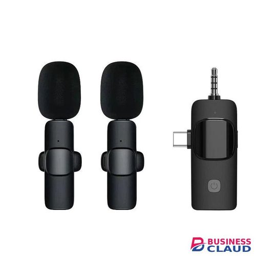 Compact Wireless Lavalier Mic with Advanced Noise-Canceling for Clear Streaming