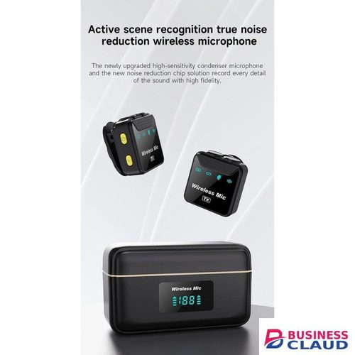 Easy-Use SX23 Clip-on Mic for Video Calls and Interviews