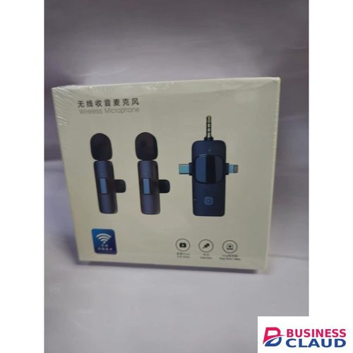 3-in-1 Lavalier Mic for Professional Outdoor Audio Recording and Interviews