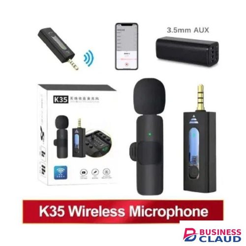K35 Wireless Lavalier Microphone – Ideal for Short Videos, Livestreams, and Presentations