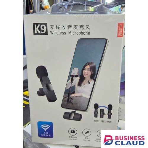 K9 Wireless Lavalier Mic – Plug & Play With Intelligent Noise Cancellation