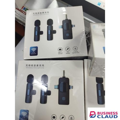 3 in 1 Professional Wireless Lavalier Microphone for iPhone Android Camera USB-C, 65ft Clip on Plug-Play Lapel Microphone