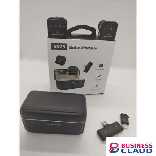 SX23 Microphone Wireless Lavalier with Crystal Clear Audio for Mobile Shoots