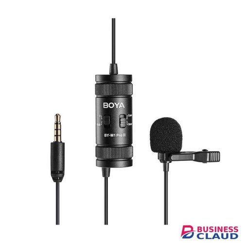 Boya Clear Audio BY-M1 Lavalier Microphone with Windshield and Battery