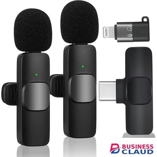 K9 Wireless Lavalier Microphone Kit – Record Video Easily on iPhone/Android
