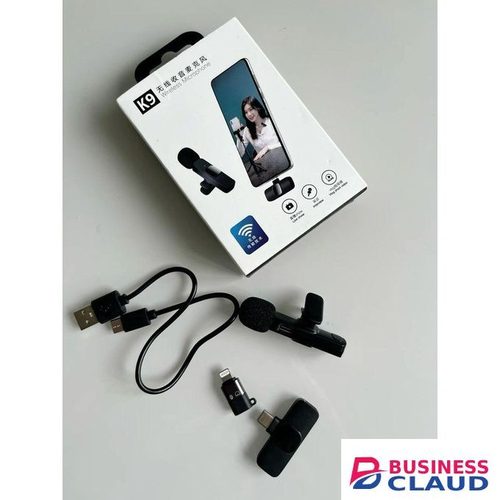 Dual Wireless Lavalier Microphone – Noise Reduction, Plug & Play, For Smartphones & Vlogging