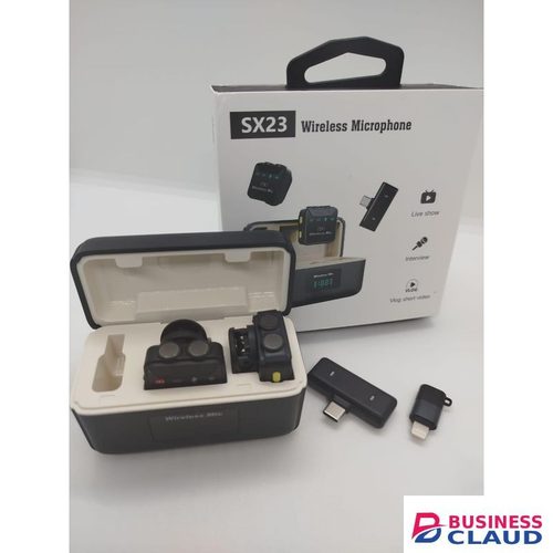SX23 Portable Lavalier Wireless Mic with Smart Noise Suppression