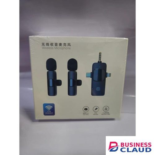 Mini Wireless Lavalier Microphone for Video Recording – Long Battery Life Wireless Lavalier Microphone for Online Classes & Virtual Presentations
