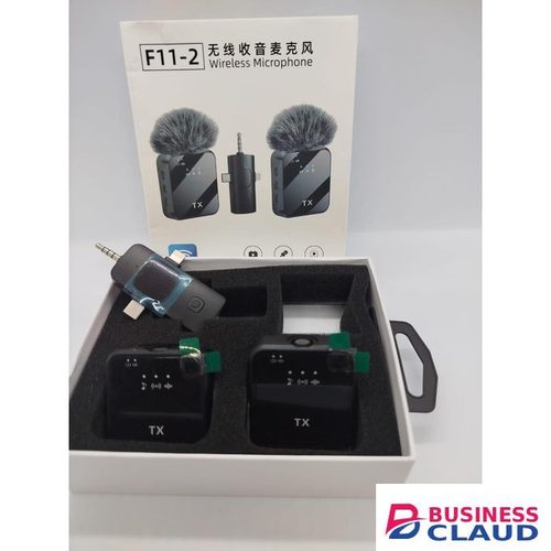 Dual Wireless Lavalier Microphone for iPhone, iPad, Android – Perfect for YouTube, Podcasting & Vlogging