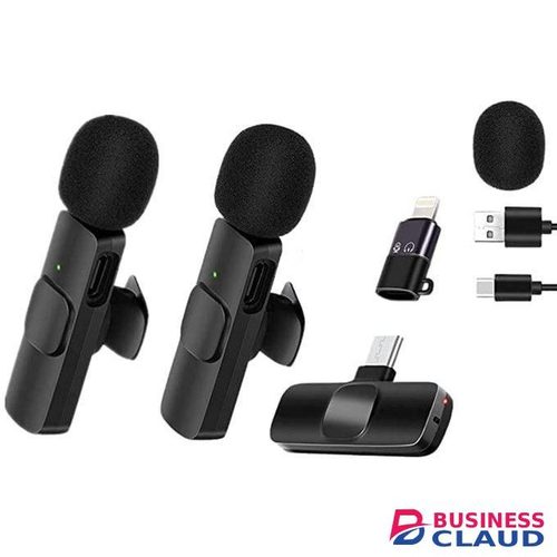 3-in-1 Lavalier Mic for Professional Audio Recording and Outdoor Use