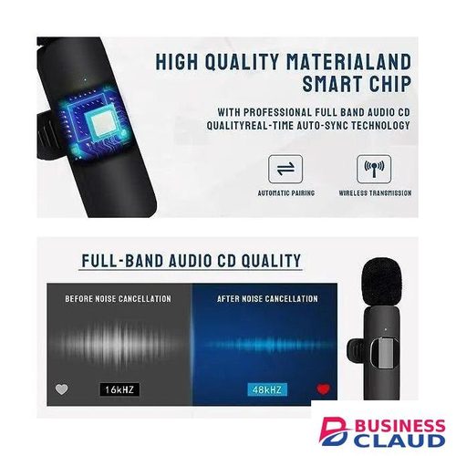 3-in-1 Lavalier Microphone for Live Streaming and Outdoor Use