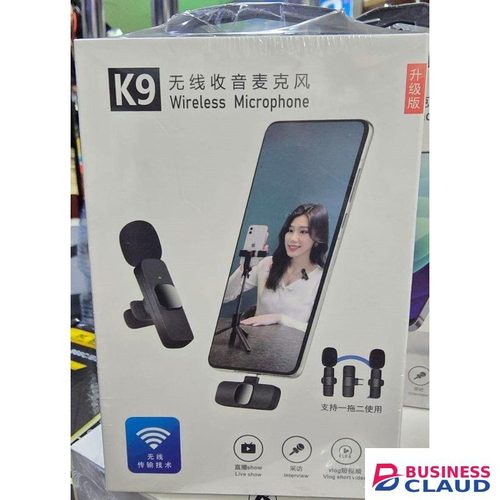 K9 HD Sound Wireless Microphone – Lightweight, Portable & No Additional App Required for Easy Setup