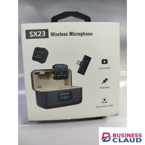 Wireless Lavalier SX23 – Vlog Mic with Clear Sound and Portable Design