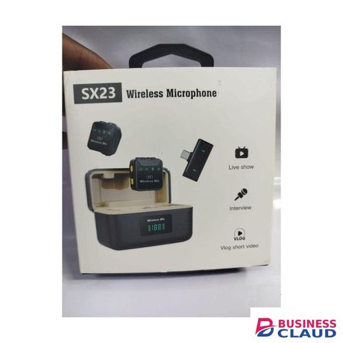 SX23 Professional Wireless Mic Kit Directional Sound Pickup for Interviews and Video Production