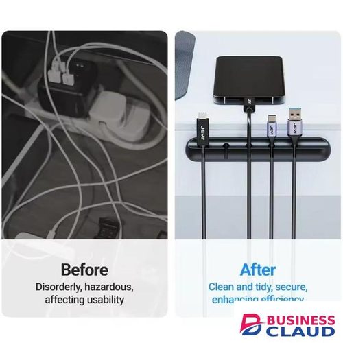 Adhesive Cable Holder Clips Cord Management Wire Organizer for Desktop USB Charging Cable Nightstand Power Cord Mouse Cable