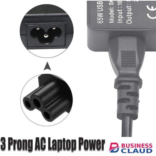 6FT 3 Prong Power Cord/ Power Cable Replacement Cable For Computers, Laptops, TVs, Monitors And Printers - Universal AC Cable 18 AWG