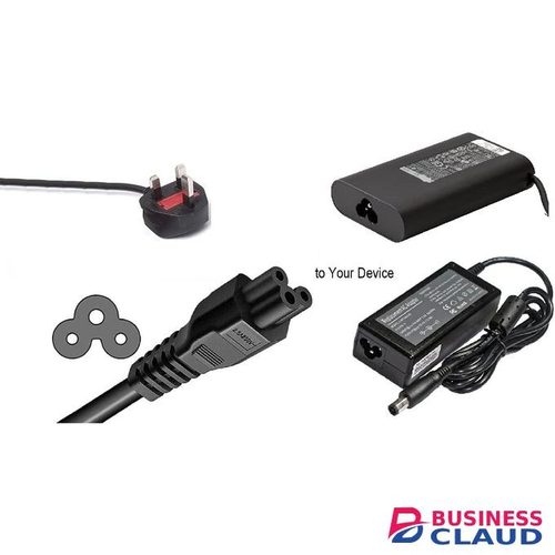 UK 3 Prong AC Power Cord Cable for Dell HP Asus Sony Toshiba Lenovo Acer Charger