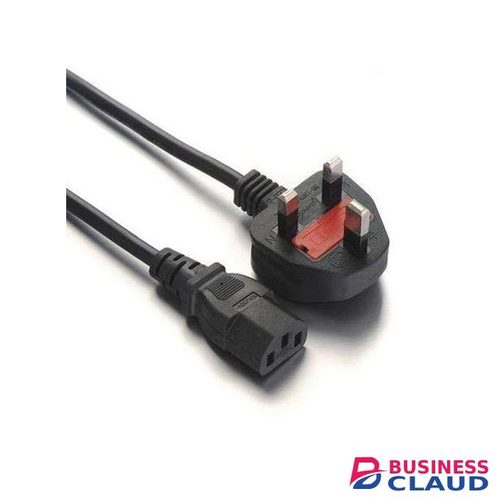 Fused Power Cord Cable Connector For Monitor Desktop PC CPU