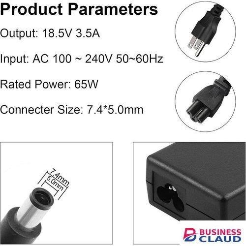 AC Adapter/Battery Charger for Compaq Presario 2210B 2510P CQ40 CQ45 CQ50 CQ56 CQ56-115DX CQ60 CQ60-210US CQ60-211DX CQ60-215DX CQ60-216DX CQ60-419WM CQ60-615DX CQ60Z CQ61 + Power Cord