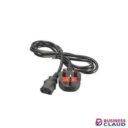3 Pin UK Power Cord Cable Fuse PC Computer Monitor