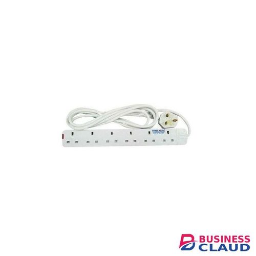 Power King 6 Outlet Power Extension Cable 6 Way Extension Cord