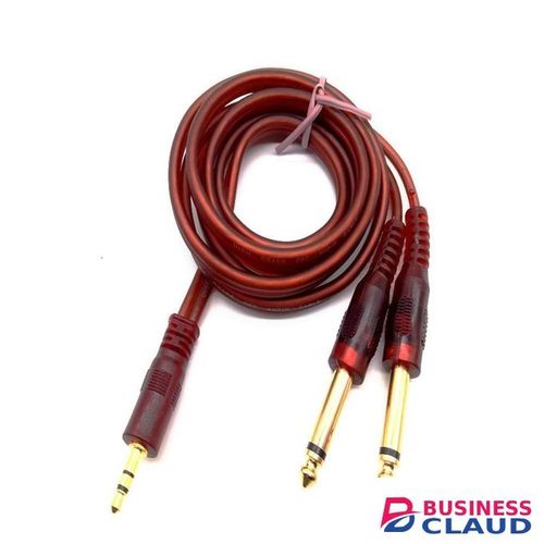 1.5M 3.5mm to 6.35mm Jack Plug Cable Connector Audio Lead Mixer Power Amplifier Wire Cord