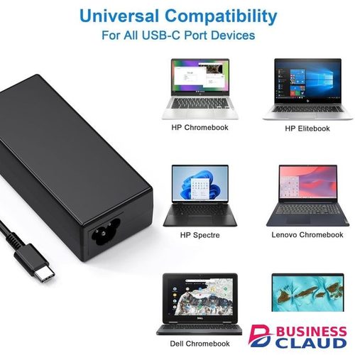 Universal Chromebook Charger 65W 45W USB C Laptop Charger Compatible with Lenovo Dell Latitude 5420 Chromebook 3100 Hp Asus Acer Samsung Google Series Fast Charger Type C AC Adapter Power Cord Supply