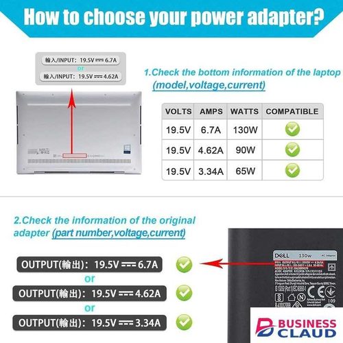 New Dell 130W AC Adapter Laptop Charger Replacement for Dell XPS 15 9570 7590 9560 9550 Precision 5520 5540 5510 5530 M3800 M2800 HA130PM130 DA130PM130 0V363H 06TTY6 0RN7NW Dell xps Power Supply Cord