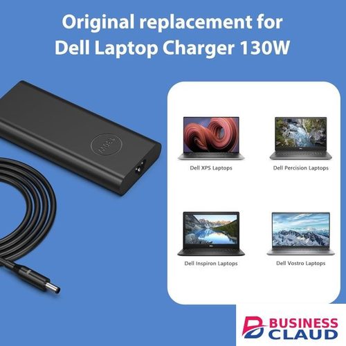 130W 90W 65W 4.5mm Round Tip AC Adapter Laptop Charger for Dell XPS 15 7590 9530 9550 9560 9570 Inspiron 7348 Precision M3800 5510 5520 5530 5540 HA130PM130 0V363H DA130PM130 06TTY6 0RN7NW Power Supply Cord