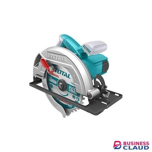 TOTAL 1600W Circular Saw, Heavy Duty Wood Cutting Tool witha long Electrical Cord, Powerful Motor, 185mm Blade Diameter,Vacuum Cleaner Adaptor, Aluminium Guard