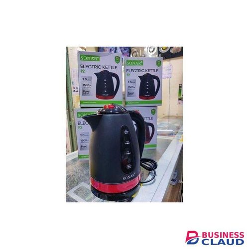Sonar 2.0Ltr Electric Kettle,1.5m Power Cord,1500W Fast Boil