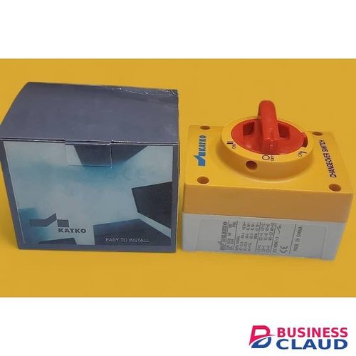 Katko KATKO-Change Over Switch - Heavy Duty Manual Transfer Switch for Reliable Power Switching Between Generator and Main Supply, 3 Phase/Single Phase Options, Industrial Grade, Safe and Durable