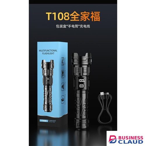 High-Power Emergency Flashlight, Long-Lasting Camping Light with Rapid Power Recovery